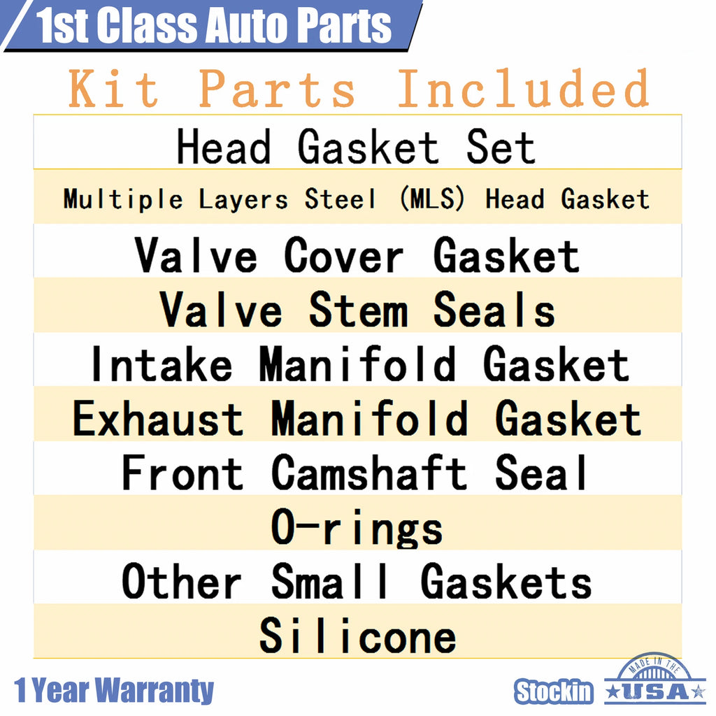Head Gasket Set for Chevy Colorado GMC Canyon Isuzu i-280 (2004–2012)