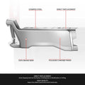 Chrome Left Rear Bumper End Cap for Ford F-250 SD (2023–2025)