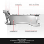 Chrome Left Rear Bumper End Cap for Ford F-250 SD (2023–2025)
