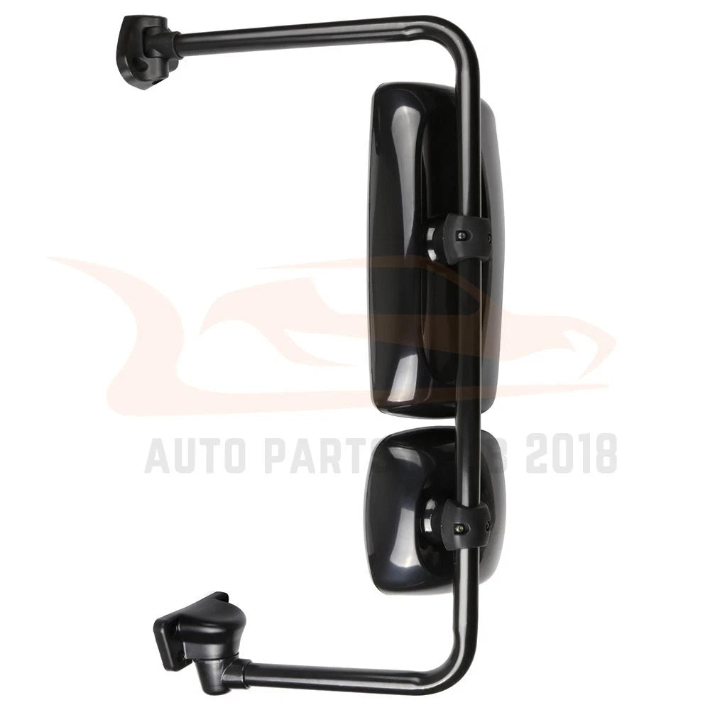 Set of 2 Heated Black Side Mirrors for Freightliner M2 (2003–2015)