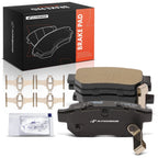 Set of 4 Rear Ceramic Brake Pads for Honda Civic (1992–1995, 1997–2001)