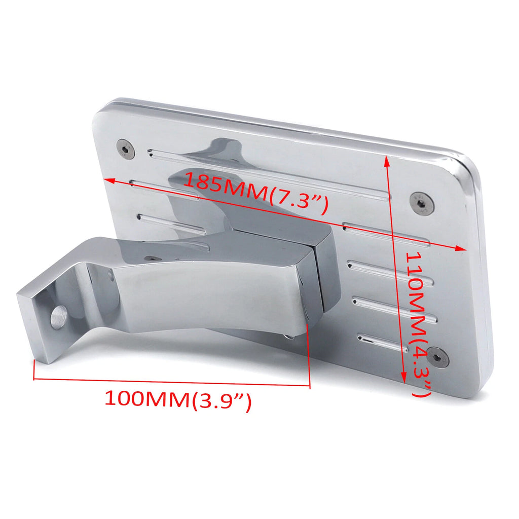 Chrome License Plate Bracket for Suzuki Katana TL1000, Honda CBR 600/900/925/954
