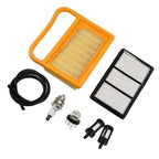 Air Fuel Filter Primer Bulb Spark Plug Kit for STIHL TS410 TS420 (2000–2023)