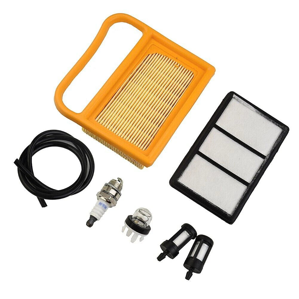 Air Fuel Filter Primer Bulb Spark Plug Kit for STIHL TS410 TS420 (2000–2023)