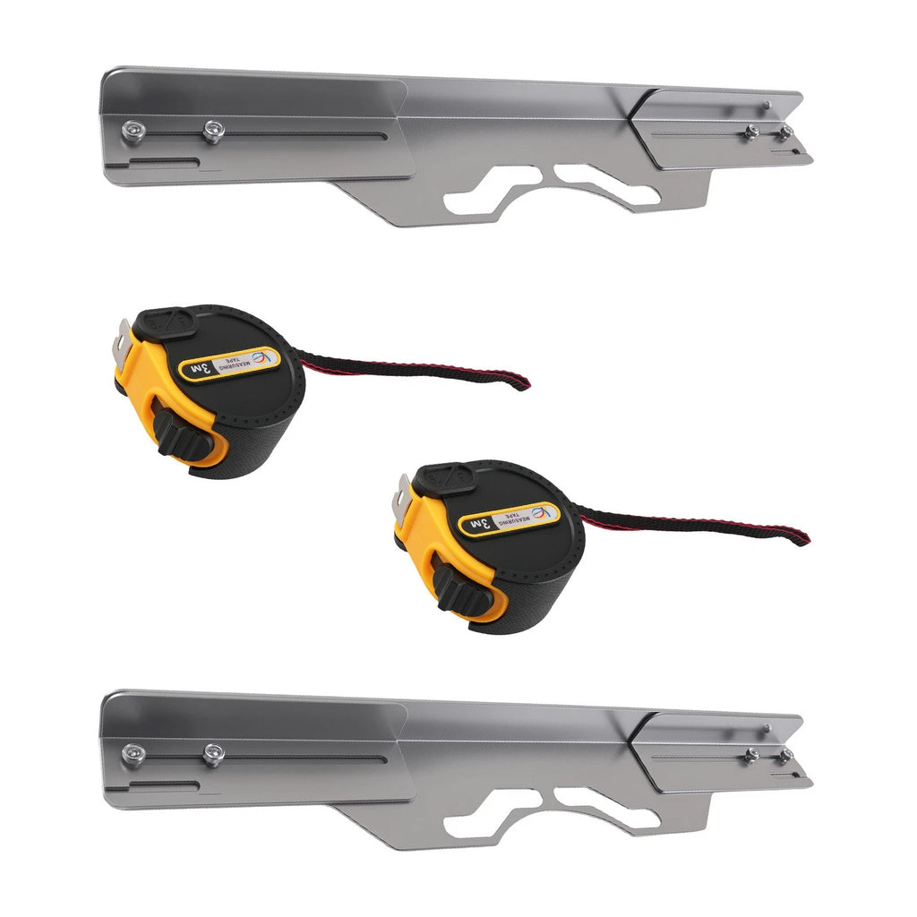 2PC Toe Alignment Tool Carbon Steel Wheel Calibration Plates for Universal (—)