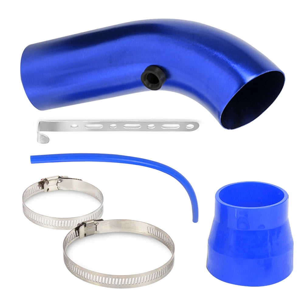 76mm Aluminum Cold Air Intake Induction Pipe for Universal Fit