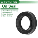 Set of 5 Oil Seal Rotary Shaft Seal NBR Rubber 16x24x4.5mm