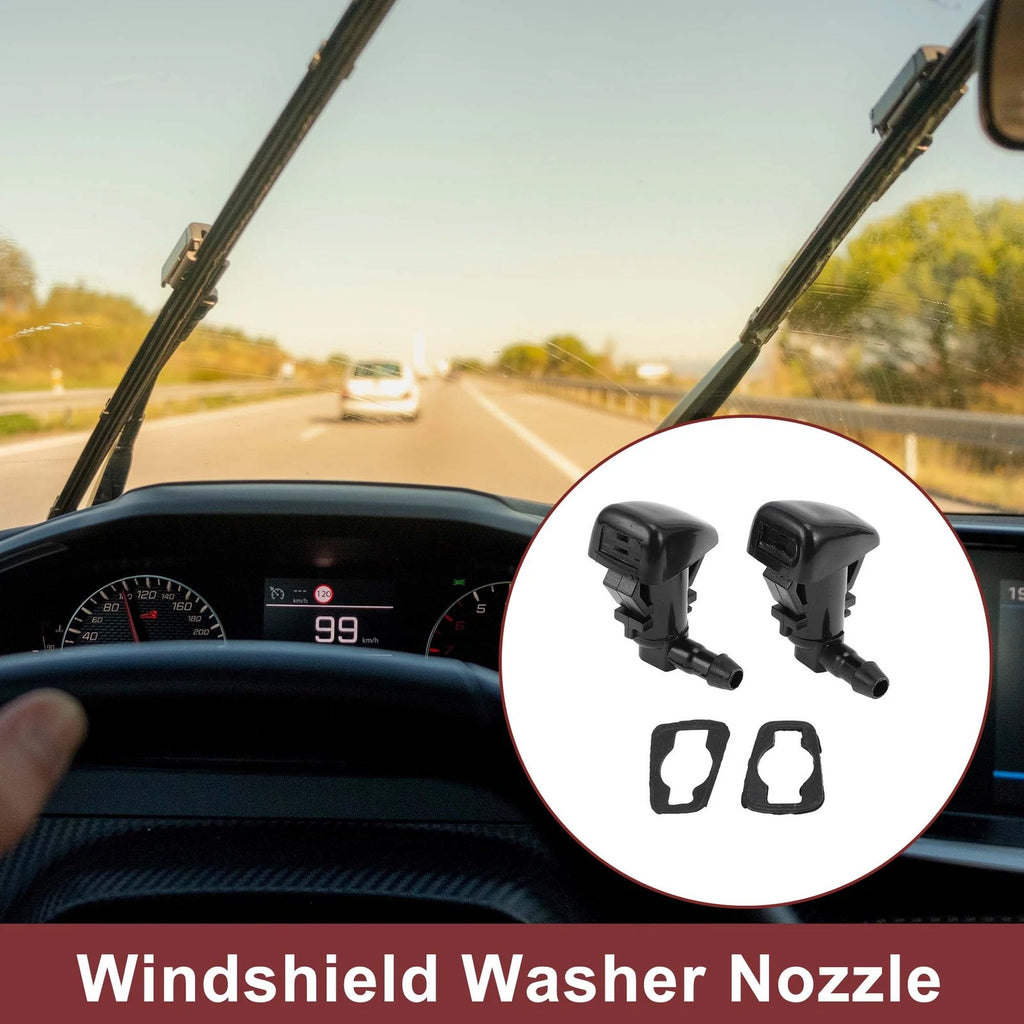 2X Windshield Washer Nozzle for Dodge Charger, Chrysler 300 (No. 5182327AA)