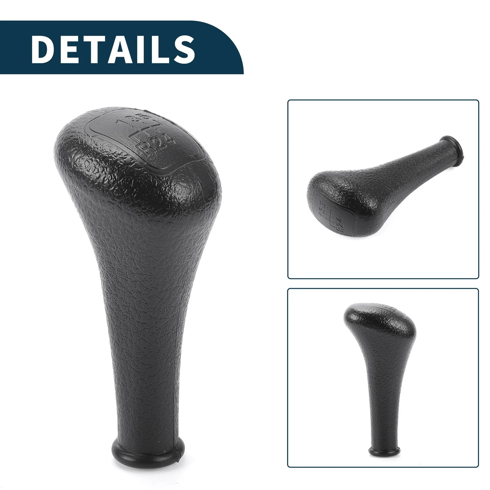 5 Speed Manual Gear Shifter Knob for Mercedes-Benz E-Class (1994) Plastic Black