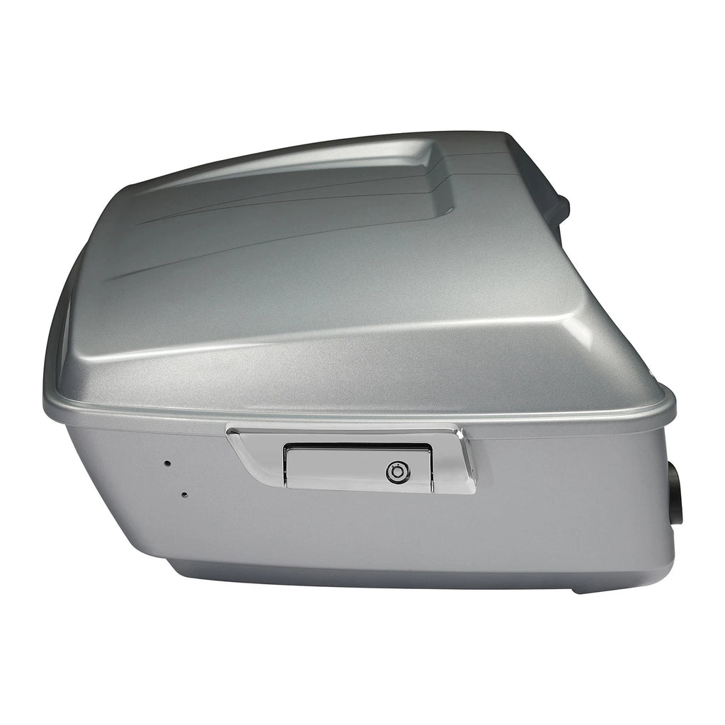 King trunk for Harley Touring Road Glide (2014–2025) Brilliant Silver Pearl
