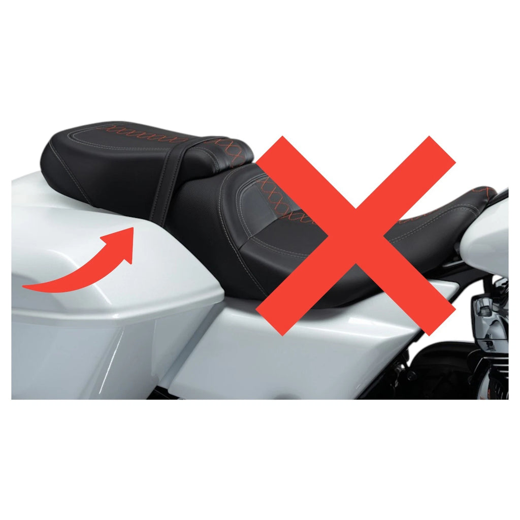 Low Profile Rear Seat for Harley-Davidson Touring (2023.5–2026) 52400330
