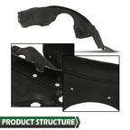 Set of 2 Front Fender Liner Splash Shields for Honda Accord (2018–2021)