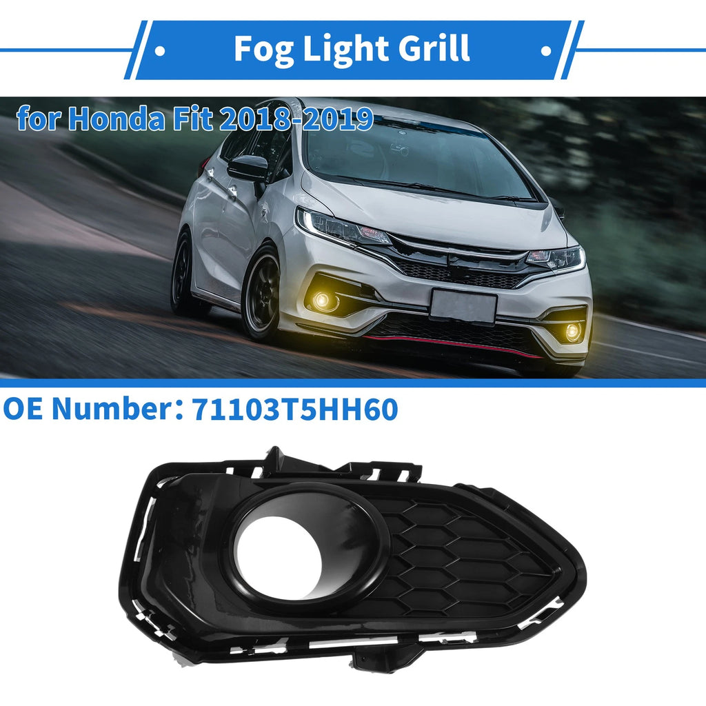 Front Right Fog Light Grill No. 71103T5HH60 for Honda Fit (2018–2019)