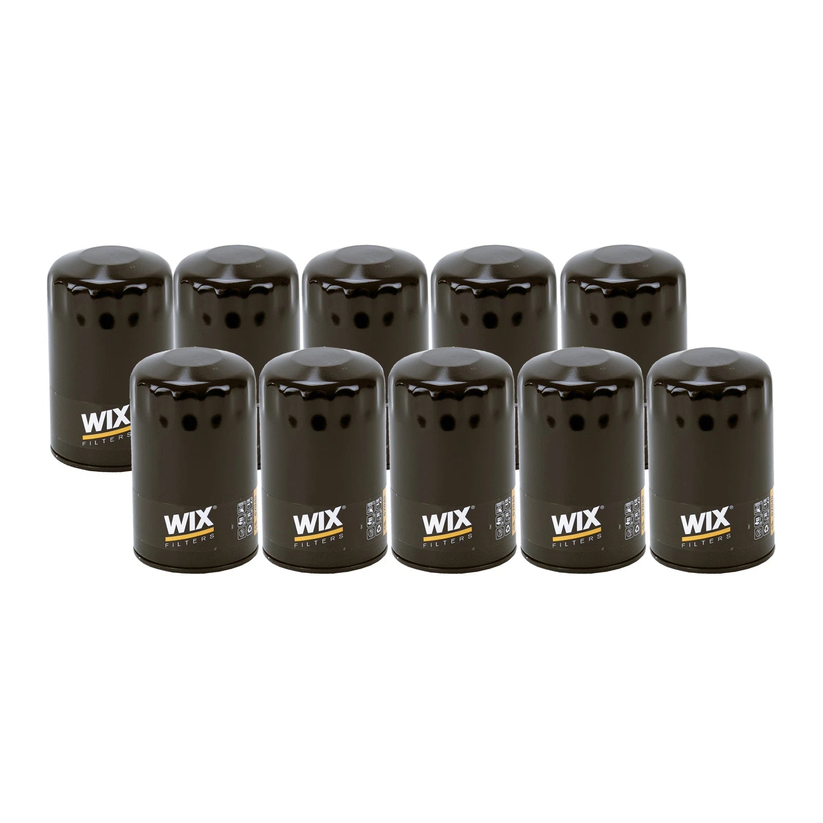 Set of 10 Engine Oil Filters for Dodge Jeep Mitsubishi Ram 3.7L (StdAsp)