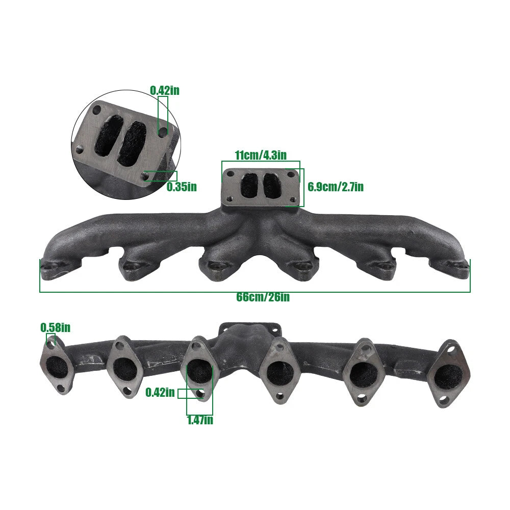 Exhaust Manifold for Dodge Ram 2500/3500 (1999–2002) 5.9L Diesel