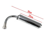 Exhaust Muffler for 2 Stroke 100cc Engine Kit Motorized Push Bike