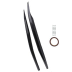 Side Extension Panel Kit for Chevy Corvette C7 Z06 Stingray (2014–2019) Black ABS