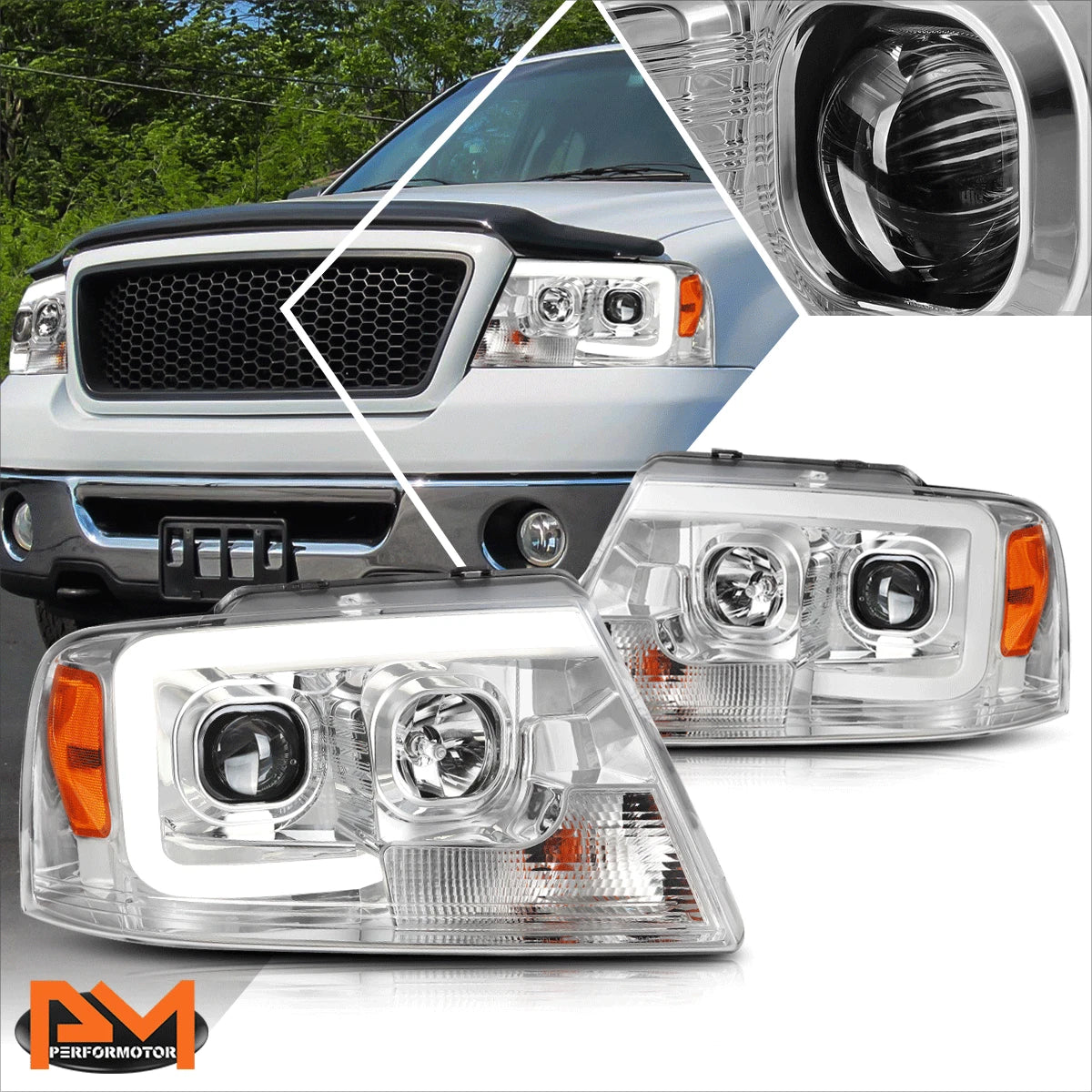 Honeycomb Mesh Upper Grille for Chevy Cruze (2011–2014) with Chrome Moulding