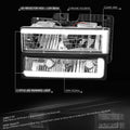LED DRL Headlight & Bumper Turn Signal Lamp for Chevy GMC C/K (1988–2000)