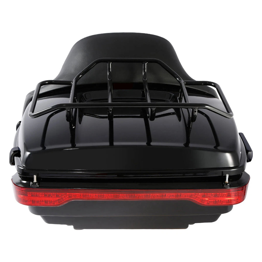 Trunk Backrest Mount Rack Light Speaker for Harley Touring (2014–2023)