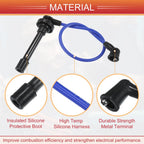 Set of 4 Spark Plug Wire Ignition Coil Cables No. 2244057Y10 for Nissan Sentra (1995–1999)