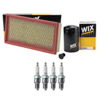 Wix Engine Air Oil Filters & NGK Spark Plugs Kit for Audi 4000 (1980–1987)