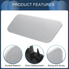 Front Left Washer Nozzle Cover Cap for Volkswagen Touareg (2011–2014) Silver Tone