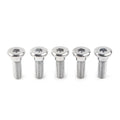 Set of 5 Steel Hex Socket Disc Brake Rotor Screws M8x25mm for