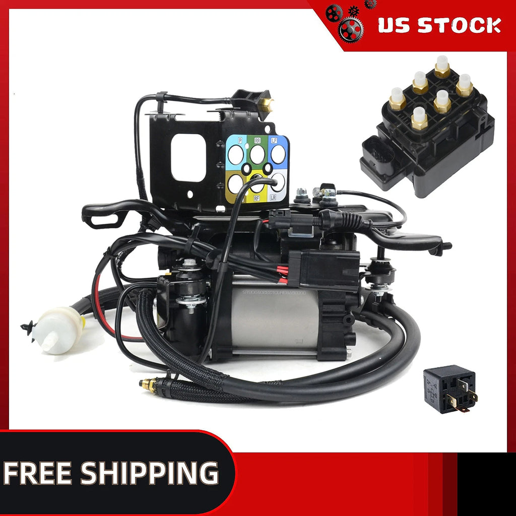 Air Suspension Compressor Pump & Valve Assembly for Jeep Grand Cherokee (2011–2019)