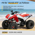 Handlebar Dash Cover Key Holder for Honda TRX250X TRX250EX TRX400X TRX400EX (2001–2023)