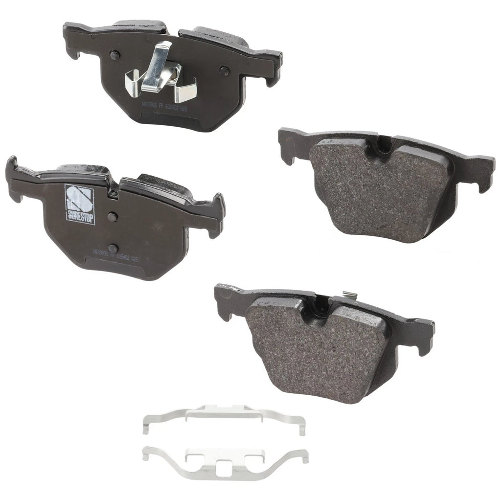 Rear Brake Disc Rotors and Pads Kit for BMW X1 (2013–2015)