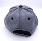 Licensed Ford Oval Logo Hat Gray Heather Twill for Ford Vehicles (Universal)