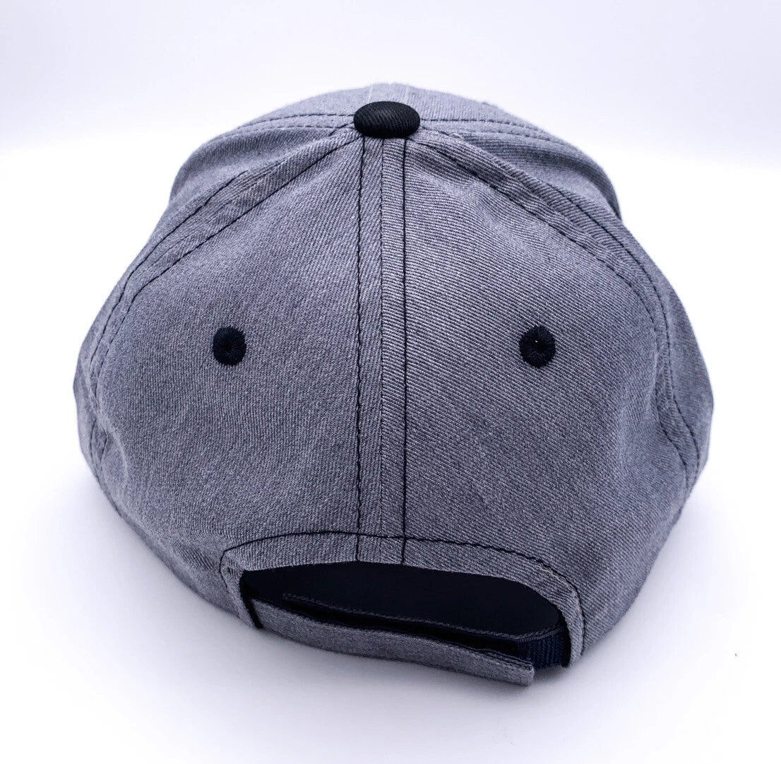 Licensed Ford Oval Logo Hat Gray Heather Twill for Ford Vehicles (Universal)