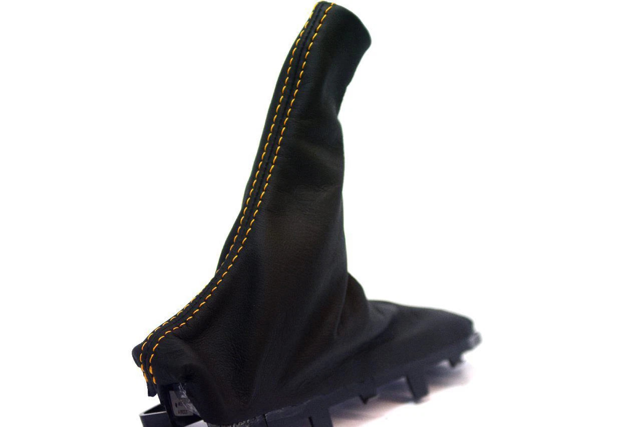 E Brake Boot for Ford Mustang (2015–2019) Yellow Stitch