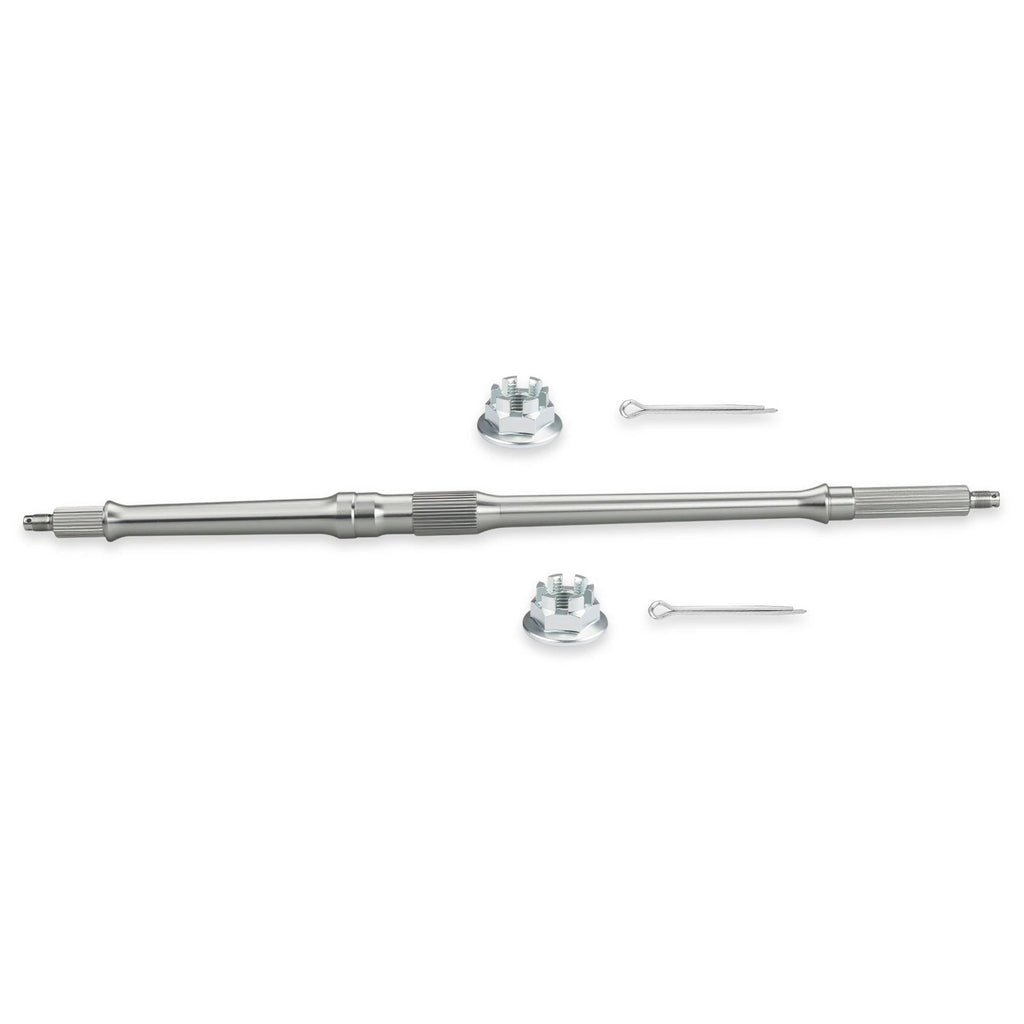 Set of 2 Rear Axle Shafts + Nut Pins for Yamaha Kodiak 450 YFM450 (2003–2004)
