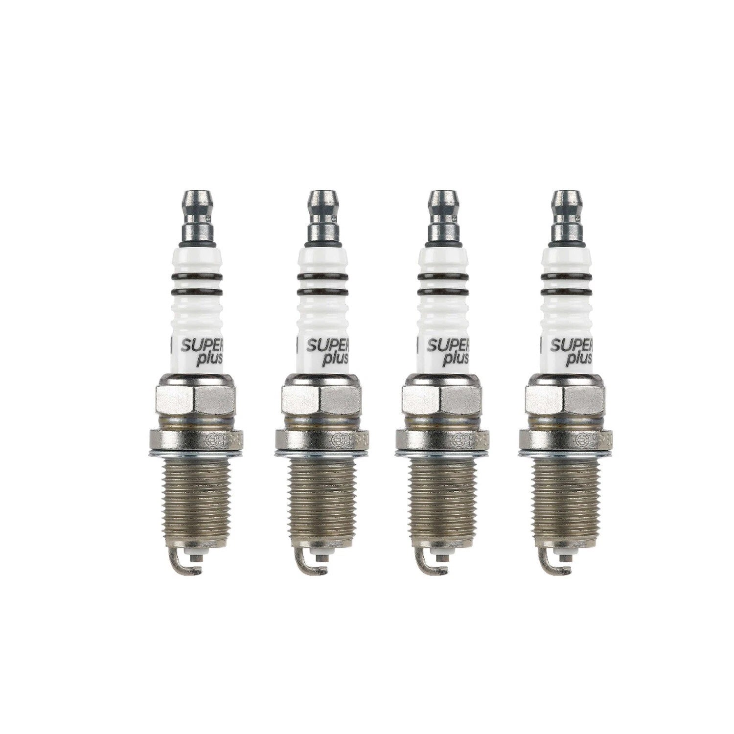 Set of 4 Spark Plugs Bosch FR8DCX for Honda Jaguar Toyota Subaru