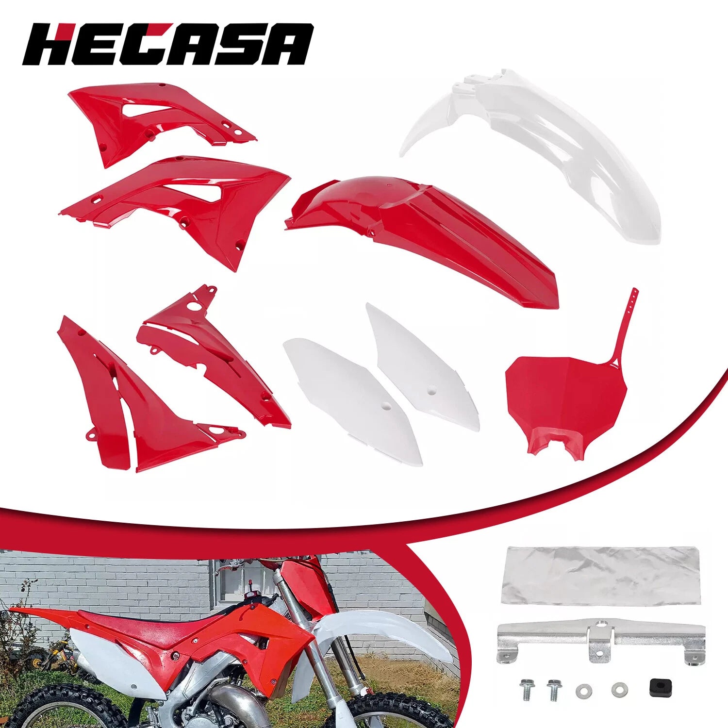 Complete Plastic Kit for Honda CR125R CR250R (2002–2007) Restyle Fairing