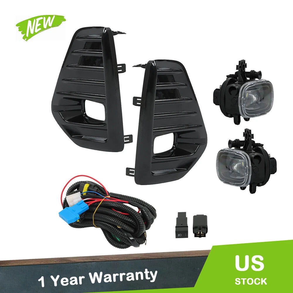 Clear Fog Light Bumper Pair for Nissan Kicks (2021–2023) LED