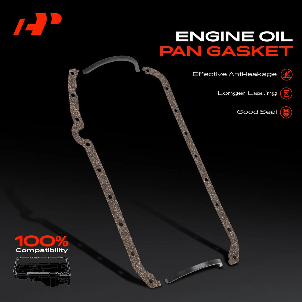 Engine Oil Pan Gasket Set for Chevy C10 C20 GMC K1500 Jimmy (1960â1995)