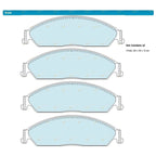 Front Drilled Slotted Disc Rotors Brake Pads for BF/FG XR6 Turbo XR8 V8