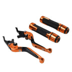 Folding Extendable Brake Clutch Levers & Handlebar Grips for Suzuki RF600R (1993-1998)
