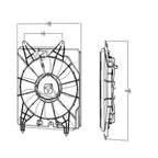 Replacement Condenser Fan Assembly for Toyota Tacoma (2005–2015)