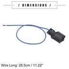 Knock Sensor Harness for Chevrolet Camaro (2010–2015) No. 12102621 Black Set of 1