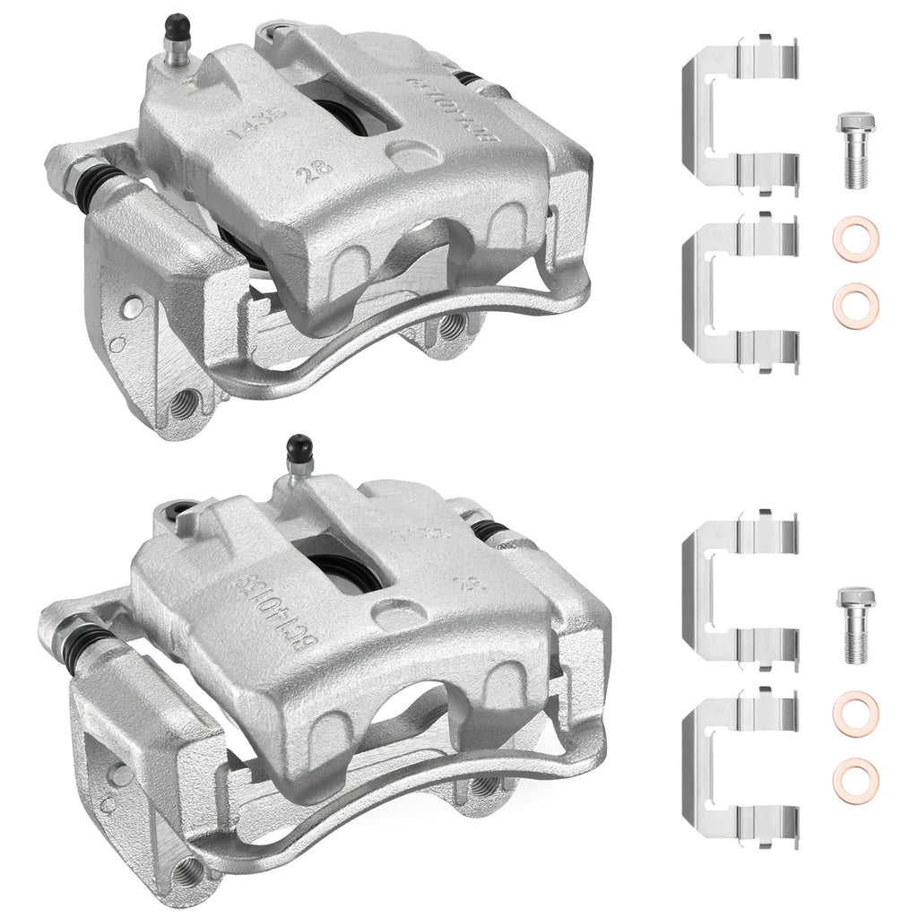 Pair Front Brake Calipers with Bracket for Buick Cascada LaCrosse (2016–2020)