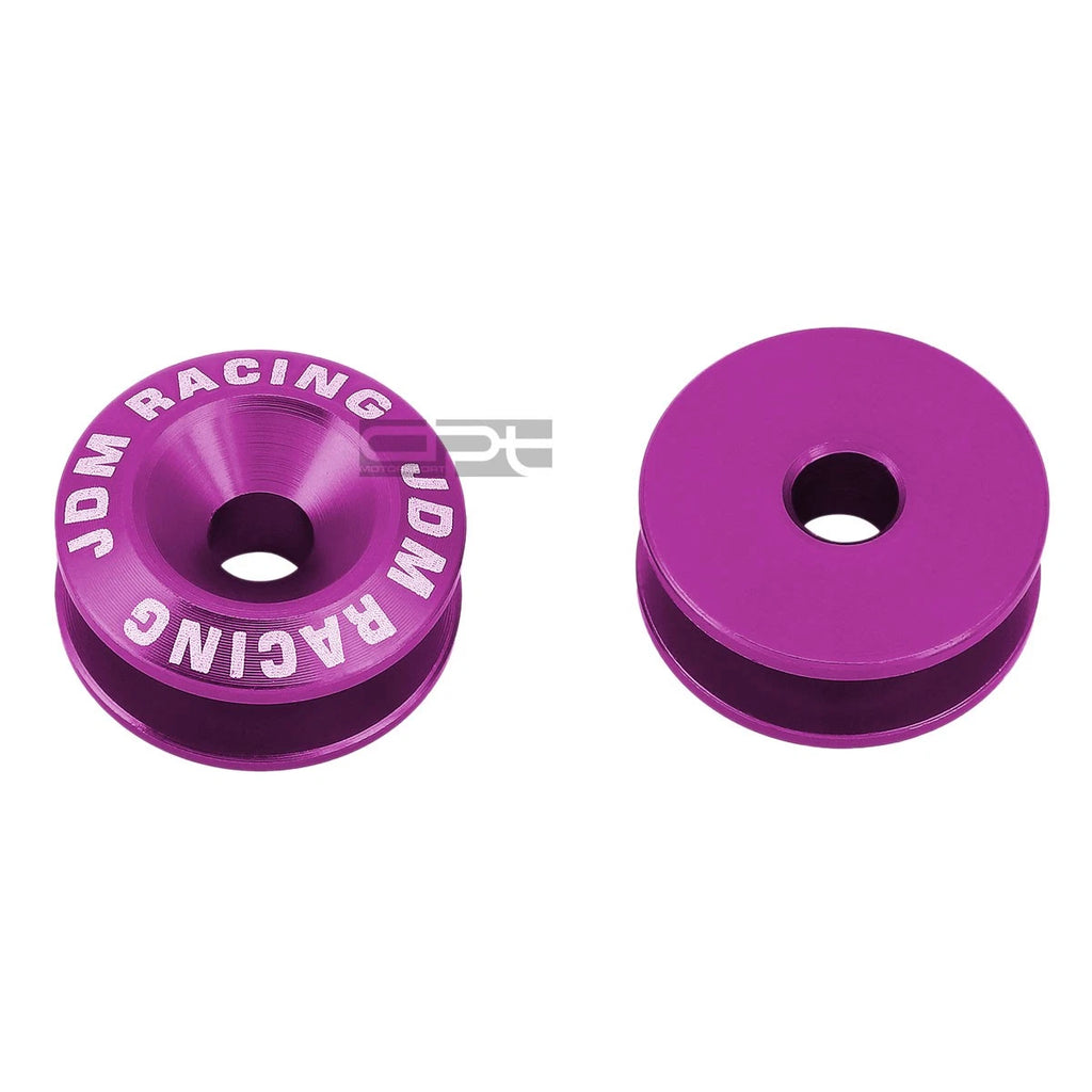 Aluminum Quick Release Fastener Kit for Purple Car Bumper/Fender/Trunk/Hatch