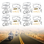 4X Carburetor Rebuild Repair Kit for Yamaha YFZ450 (2004–2009)