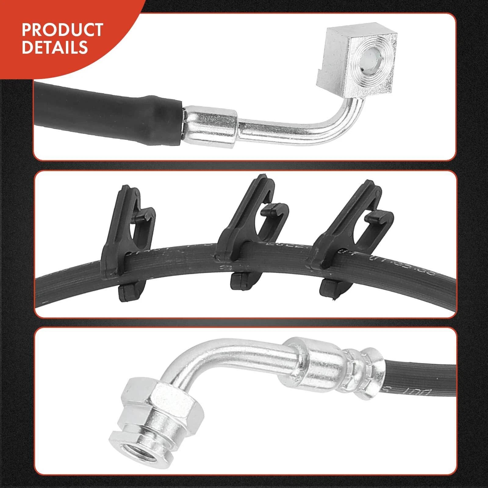 Front Left Brake Hydraulic Hose for Ford E-250, E-350 (2003-2005)