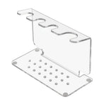 Acrylic Shaving Tool Holder for Wall or Desktop (17x7.8x11.5cm)
