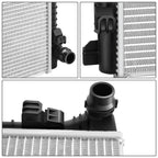 Aluminum Radiator for Volkswagen Atlas Cross Sport 2.0L Turbo (2018–2023) DPI 13756