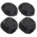 4X Matte Black Rim Caps for Polaris Ranger 570 Crew SP NorthStar (2022–2025)